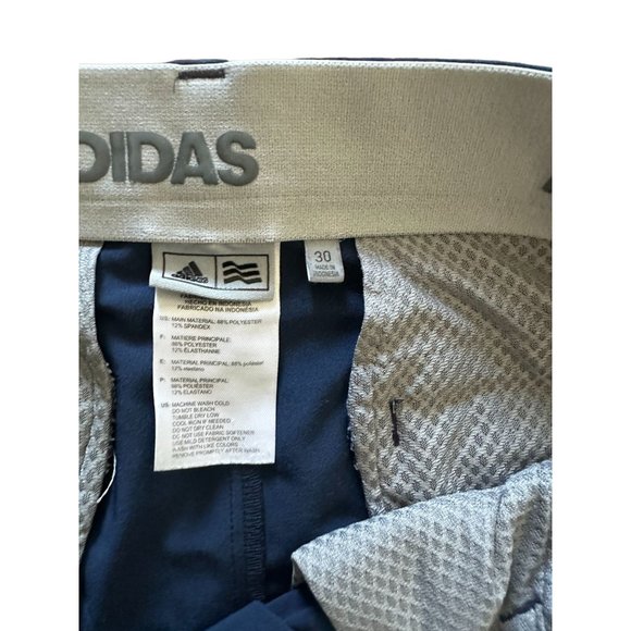 ADIDAS Men’s Navy Blue Tech Sport Golf Shorts Size 30 - Picture 6 of 6
